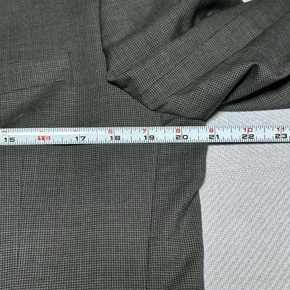 Ted‎ Baker Endurance Dark Gray Wool Surgeon Cuffs Blazer Jacket Men's Size 40L